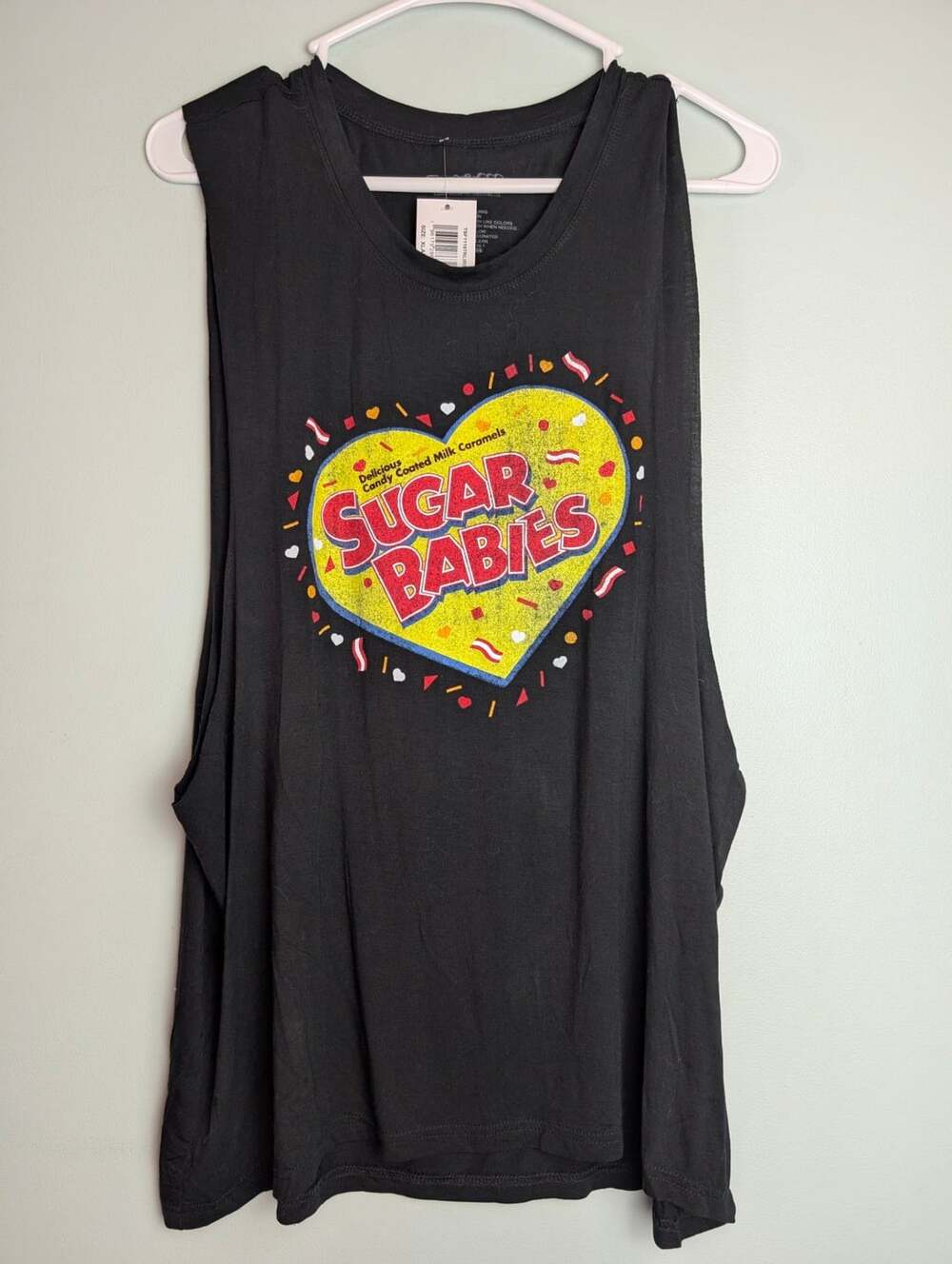 Tootsie Pop Sugar Babies Graphic Muscle Tank Top